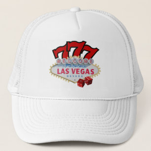Le casquette chanceux du joueur de Las Vegas