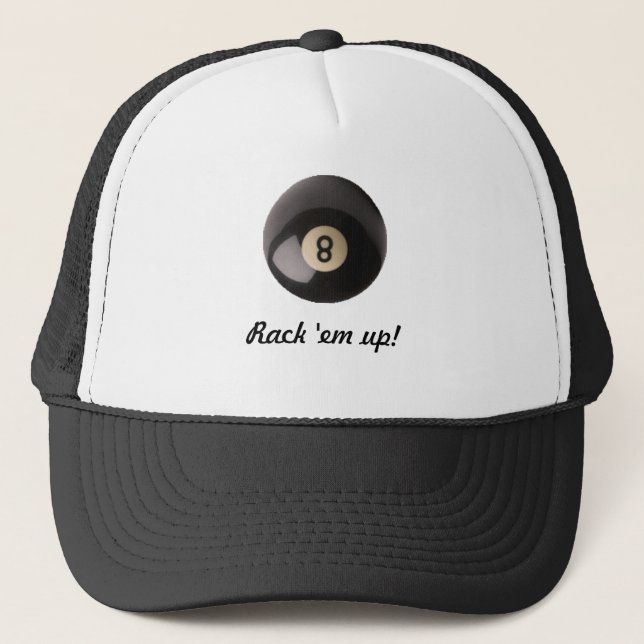 Le casquette de 8 de boule requins de piscine (Devant)