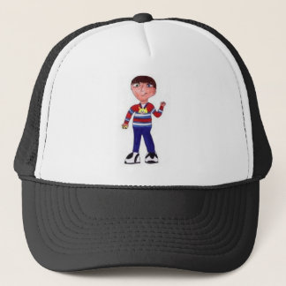 le casquette de camionneur de Chris