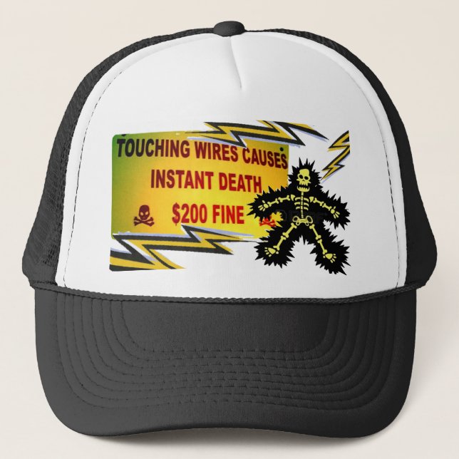 Le casquette de l'électricien (Devant)