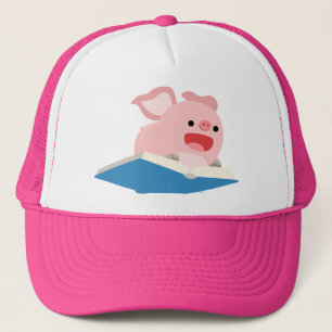 Le casquette de porc de livre et de bande dessiné