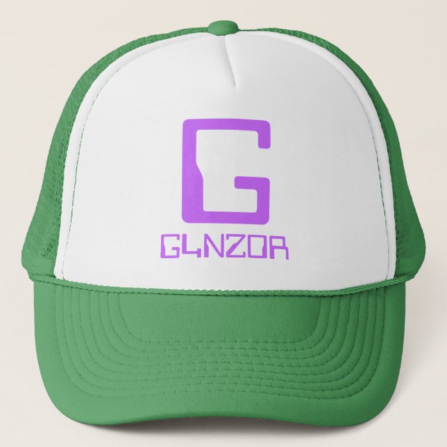 Le casquette des camionneurs vert clair et blancs (Devant)