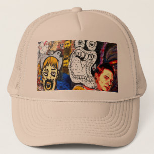 Le casquette du camionneur d'art/graffiti de rue