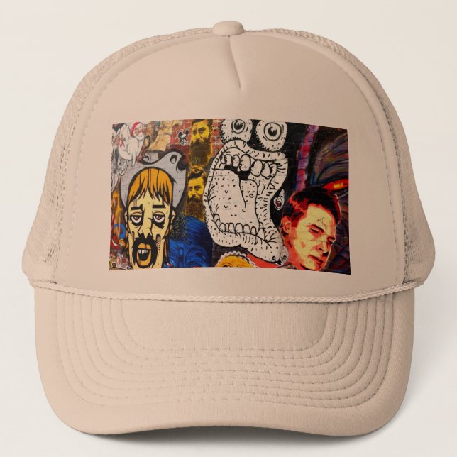 Le casquette du camionneur d'art/graffiti de rue (Devant)