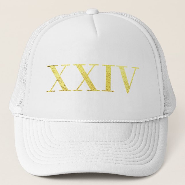 Le casquette du camionneur de l'or XXIV 24K (Devant)