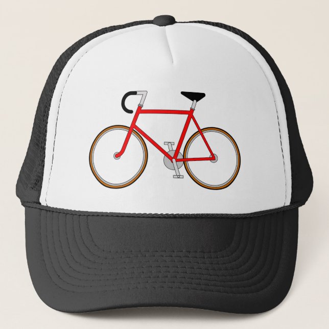 Le casquette du cycliste de "bicyclette" (Devant)