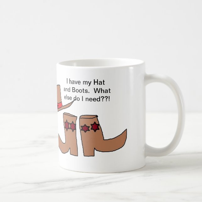 Le casquette N initialise la TASSE de cowboy (Droite)