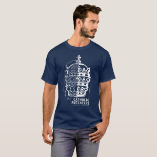 Le catholique machine le T-shirt des hommes de