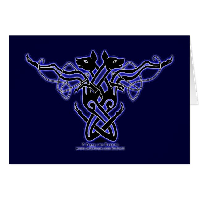Le Celtic Knotwork traque la carte (Devant horizontal)