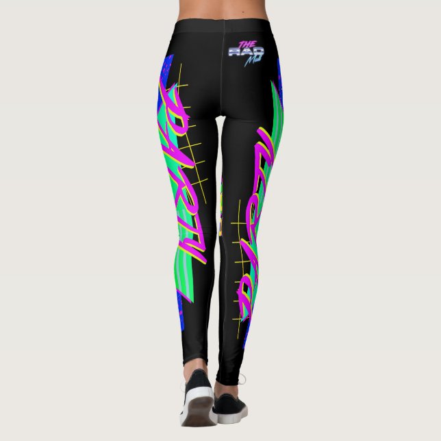 Le centre commercial Rad "PARTY Time 80's" Legging (Dos)