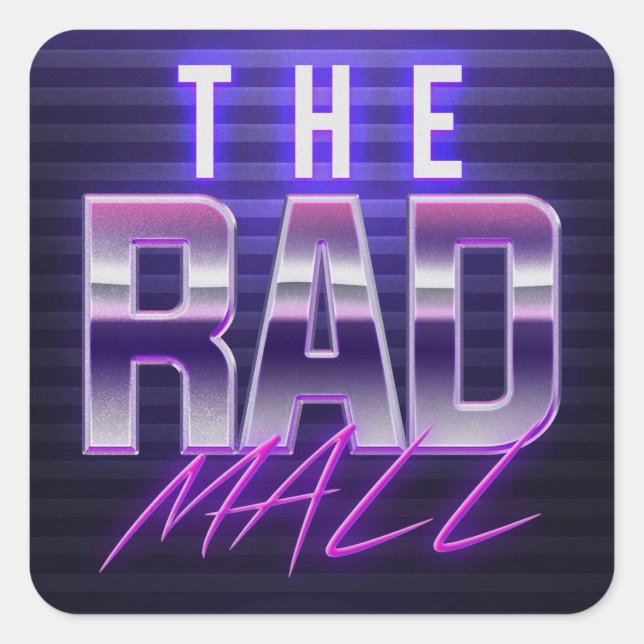 Le centre commercial Rad "Wave 4" Stickers (petit) (Devant)