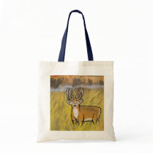 Le cerf dans le Sac fourre-tout d'Art Automne
