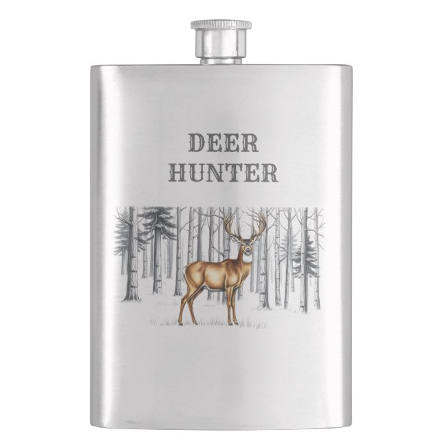 Le Cerf De Virginie Dans Le Flacon De Chasseur De  (devant)