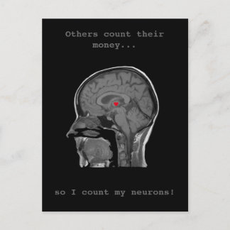 Le cerveau humain - Carte postale