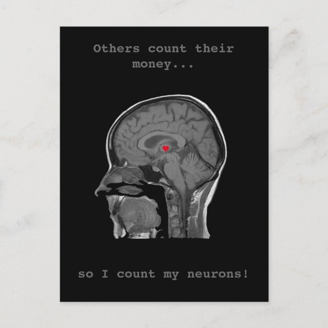 Le cerveau humain - Carte postale (Devant)