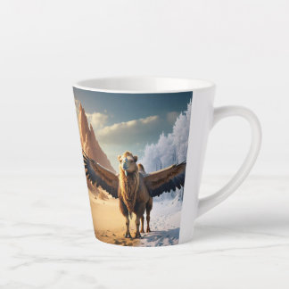 Le chameau volant Latte Mug