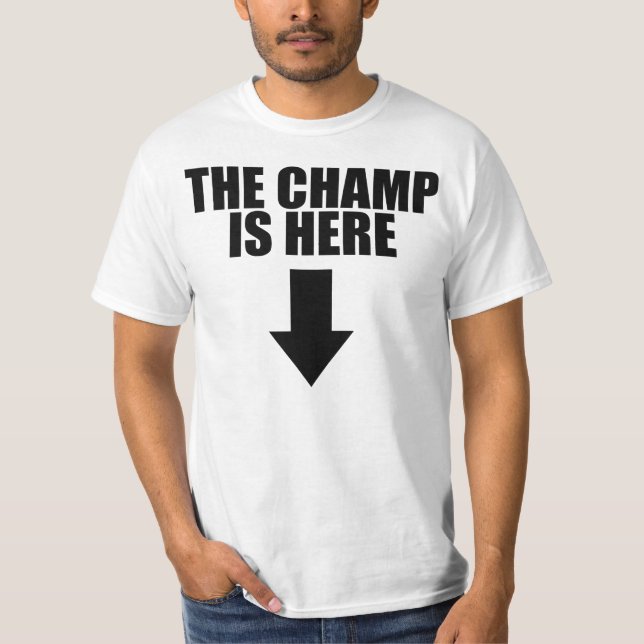 Le champion est ici T-shirt (Devant)