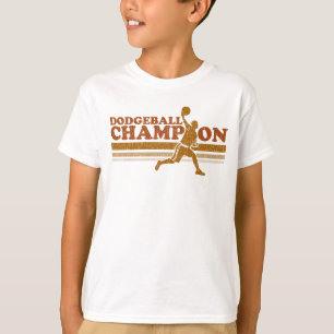 Le champion vintage de Dodgeball badine le T-shirt