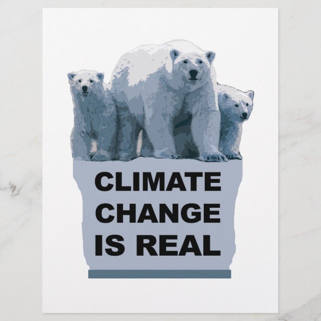 LE CHANGEMENT CLIMATIQUE EST RÉEL (Devant)