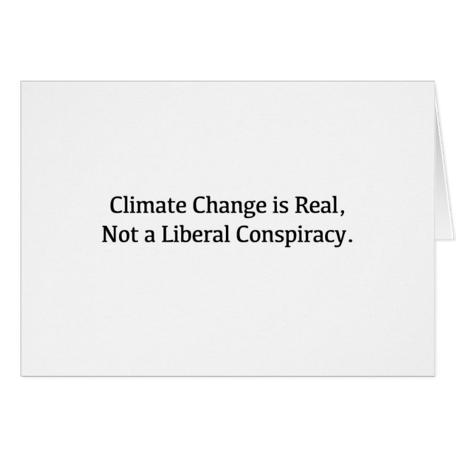 Le changement climatique est réel, pas une conspir (Devant horizontal)