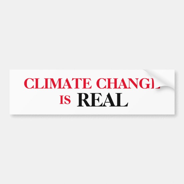 Le Changement Climatique Est Un Véritable Sticker (Devant)