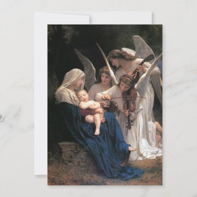 Le Chant des Anges (1881) de Bouguereau (Devant)