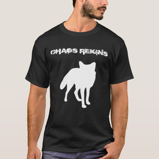 Le chaos règne T-shirt d'antichriste (Devant)