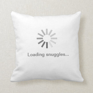Le "chargement se blottit" le coussin de symbole