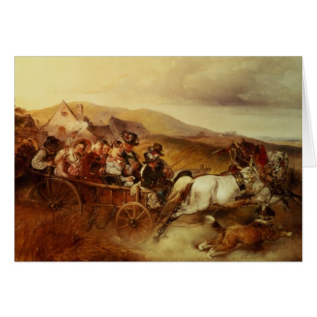 Le chariot de mariage (Devant horizontal)