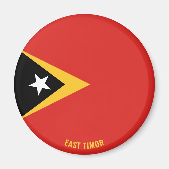 Le charmant aimant patriotique du Timor Oriental (Devant)