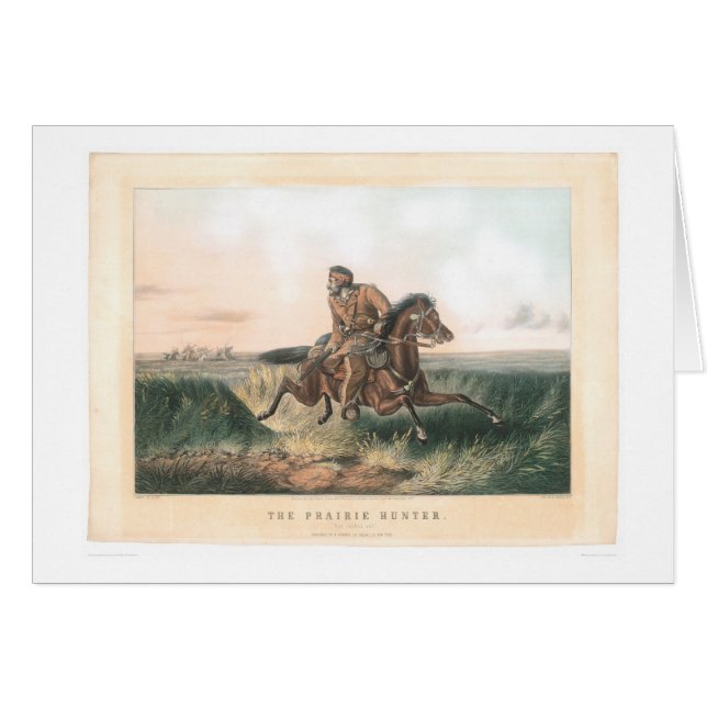 Le chasseur de prairie : "Un frotté !" (1364A) (Devant horizontal)