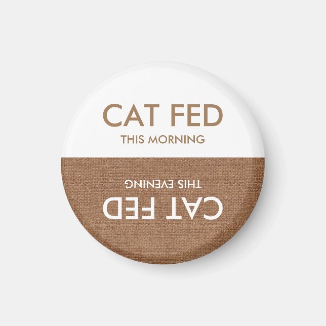 Le chat est-il Fed ? Magnet - Soirée et rappel du  (Devant)