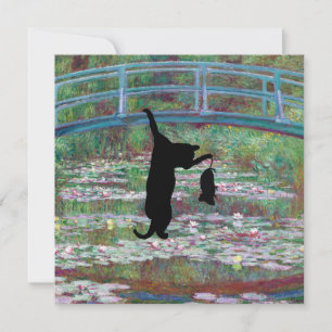 Le chat et la souris noirs accrochés