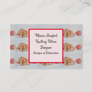 Le chat joue avec le Carte de visite d'aquarelle d