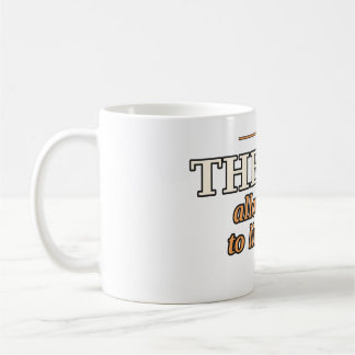 Le chat me permet de vivre ici Mug drôle pour amat