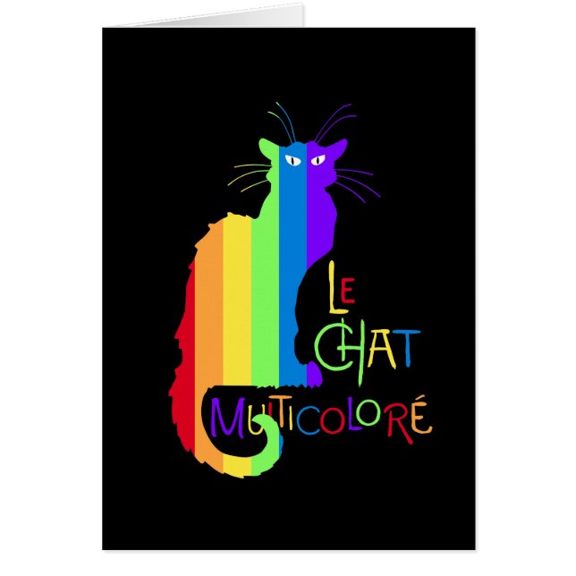 Le Chat Multicoloré (Devant)