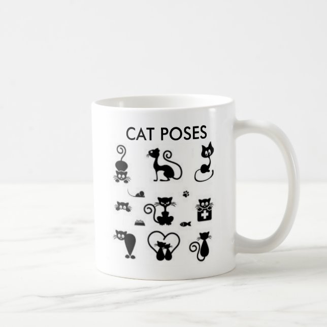 Le chat pose la tasse 2 (Droite)