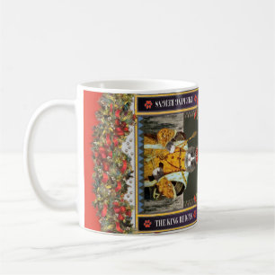 Le Chat royal régnait sur la Mug de Noël