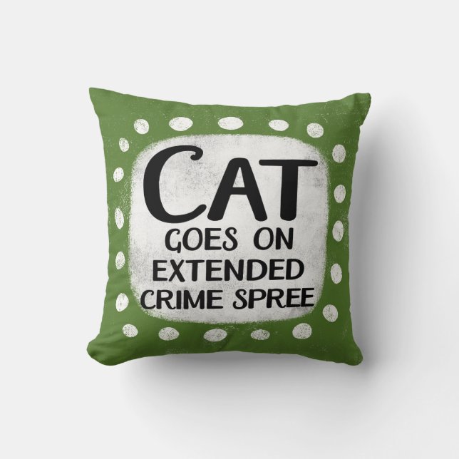 Le Chat Se Met Sur Un Oreiller Étendu De La Crimin (Recto)