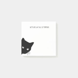 Le chat se rappellent le post-it
