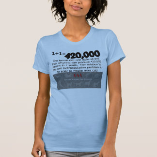 le chat stérilisent le T-shirt neutre