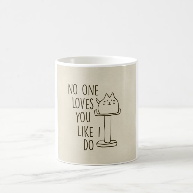Le chat vous aime comme je fais la tasse en (Centre)