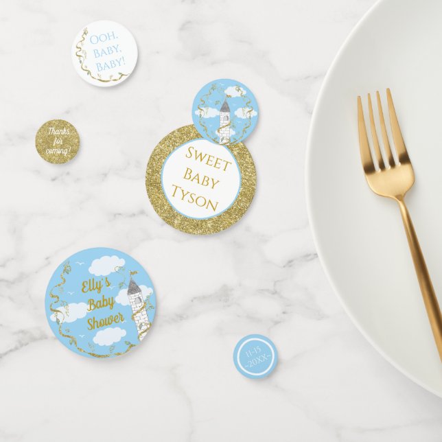 Le château de baby shower Confetti dans le ciel (Groupe)