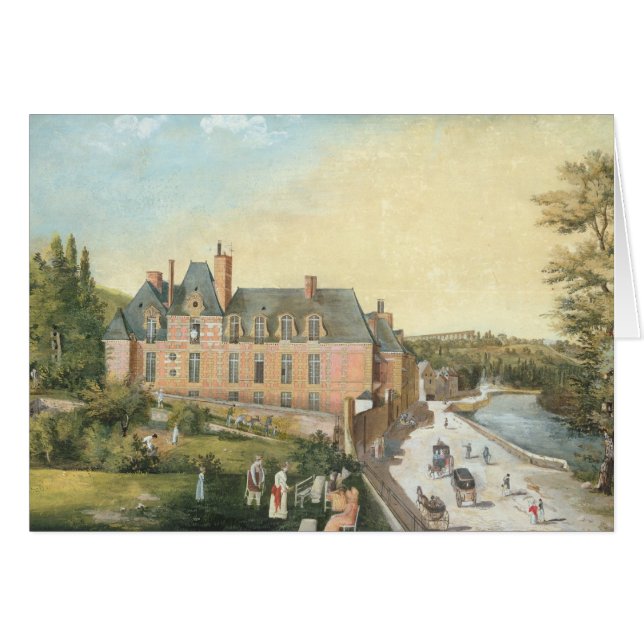 Le château de la Chaussee, Bougival (Devant horizontal)