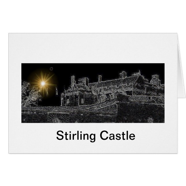 Le château de Stirling (Devant horizontal)