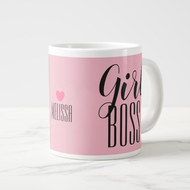 Le chef de la fille de la Mug Nom personnalisé Coe (Devant droit)