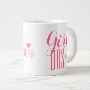 Le chef de la fille de la Mug Nom personnalisé Coe