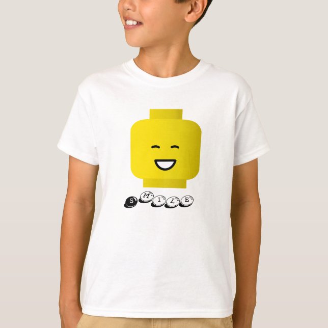 Le chef jaune de sourire badine le T-shirt (Devant)
