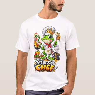 Le Chef Royal – T-Shirt de Cuisine Drôle de Grenou