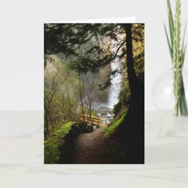 Le chemin à Latourell tombe carte (Devant)